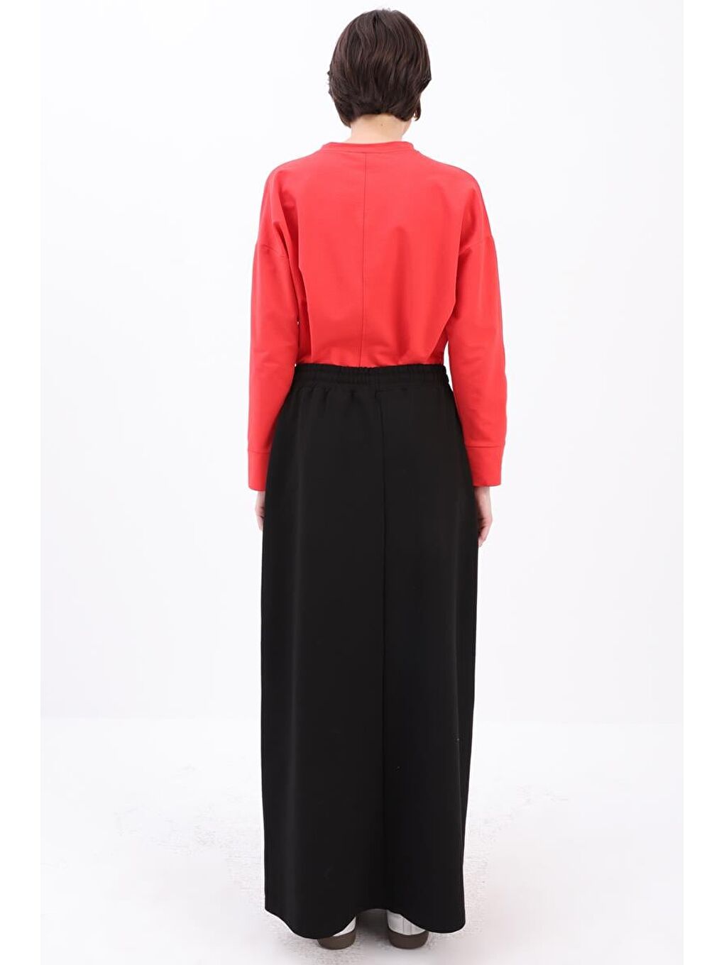 Siyah İki Cepli Etek-2