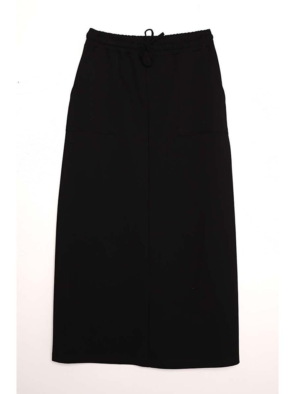 Siyah İki Cepli Etek-5