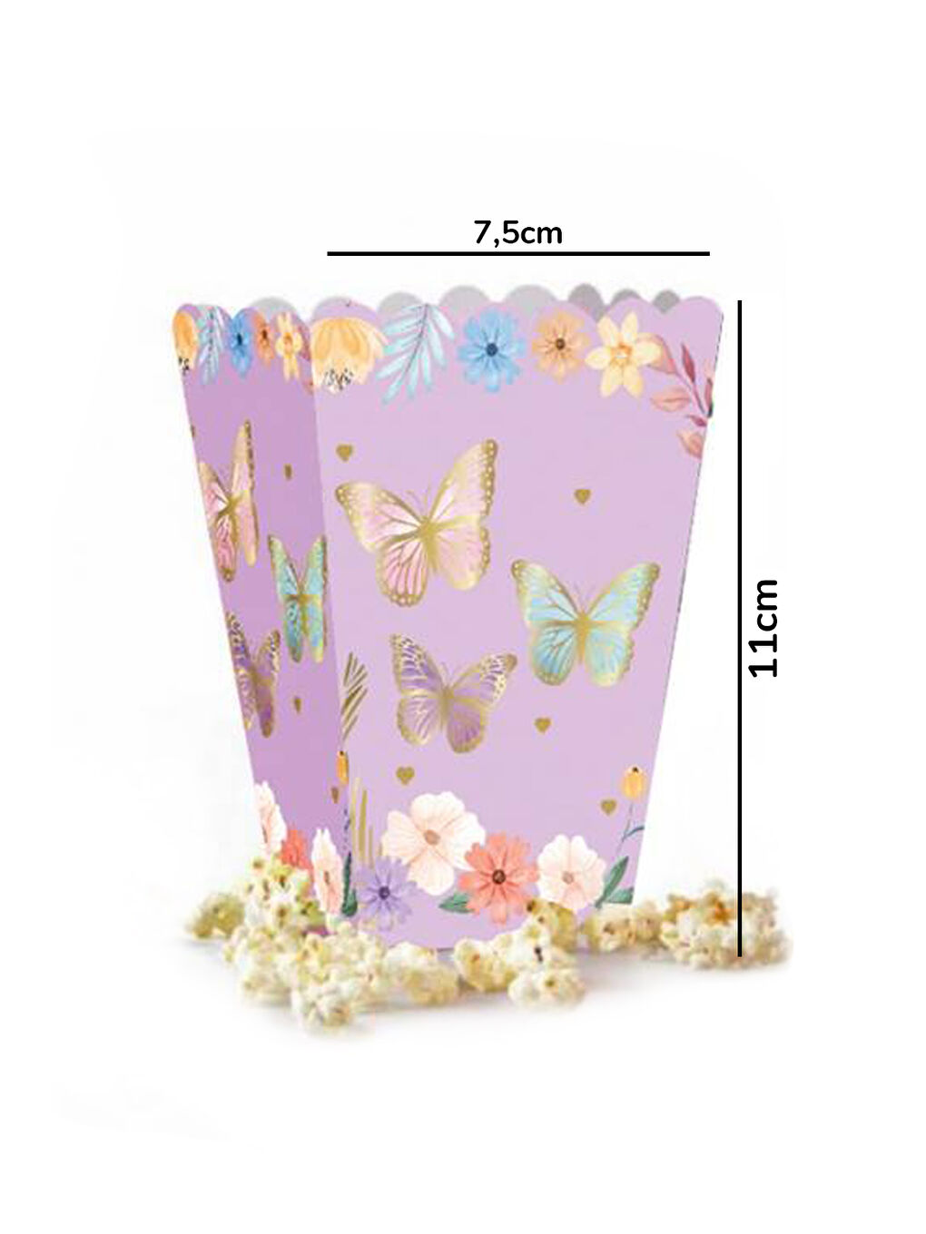 Lila Kelebek Temalı 8'li Mısır Kutusu-2
