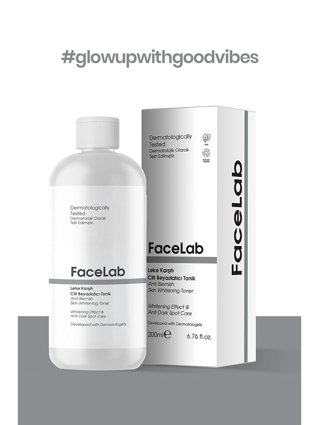 Leke Karşıtı Cilt Tonu Eşitleyici Cilt Beyazlatıcı Bakım Seti (Serum + Tonik)-1