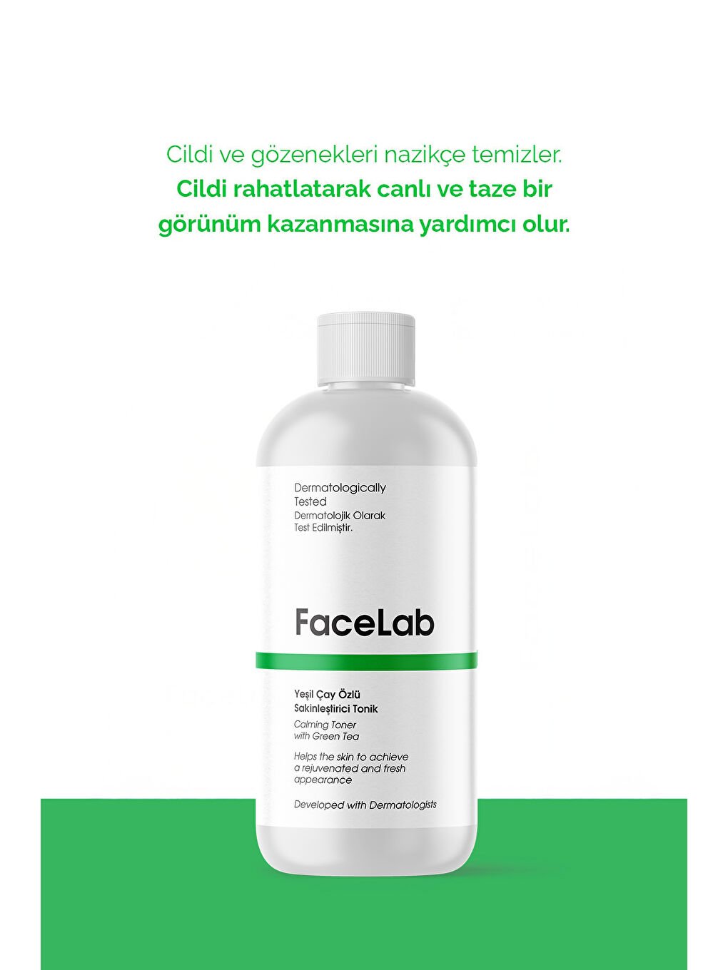 Yeşil Çay Özlü Yatıştırıcı Yüz Toniği