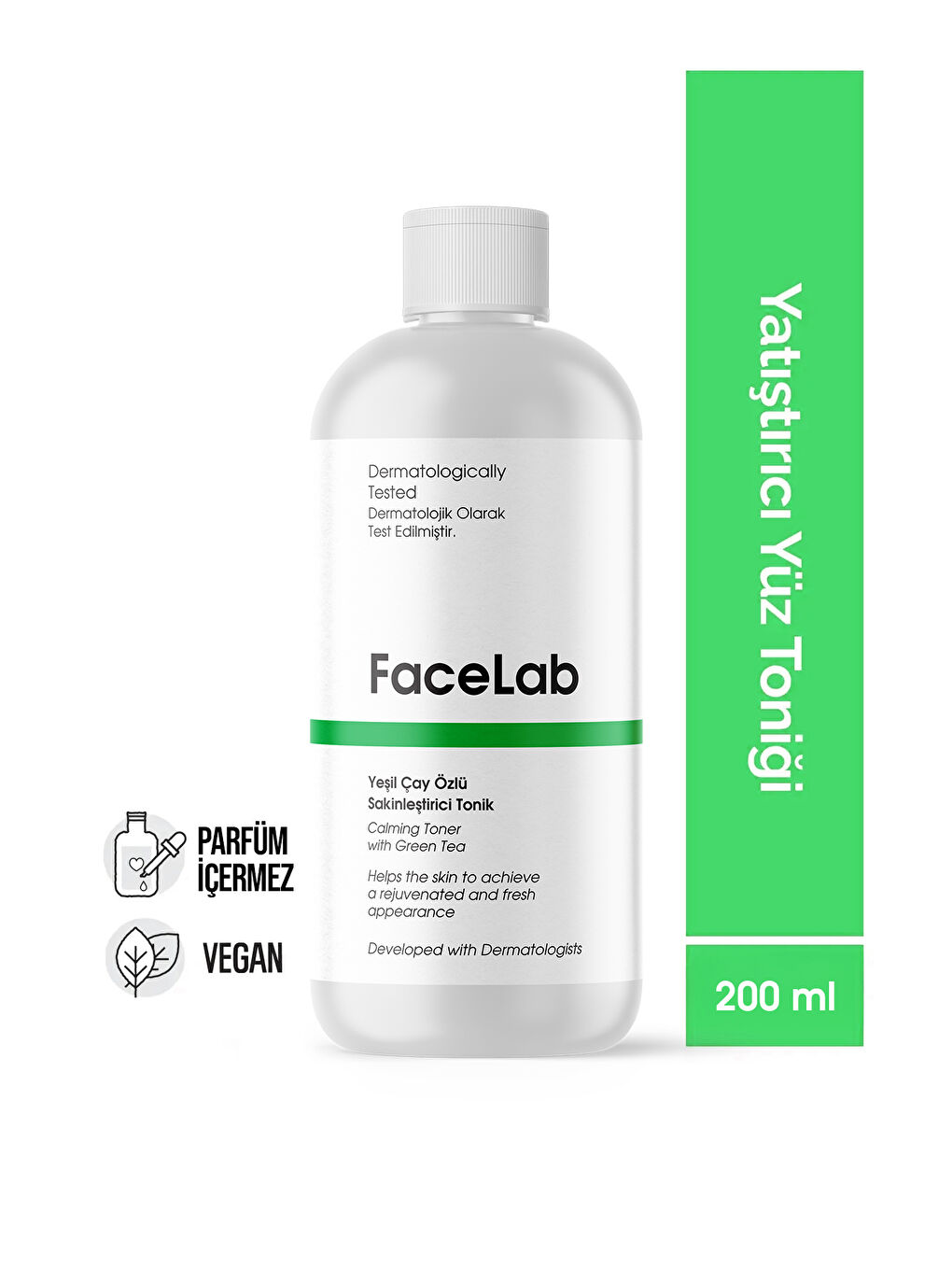 Yeşil Çay Özlü Yatıştırıcı Yüz Toniği-2
