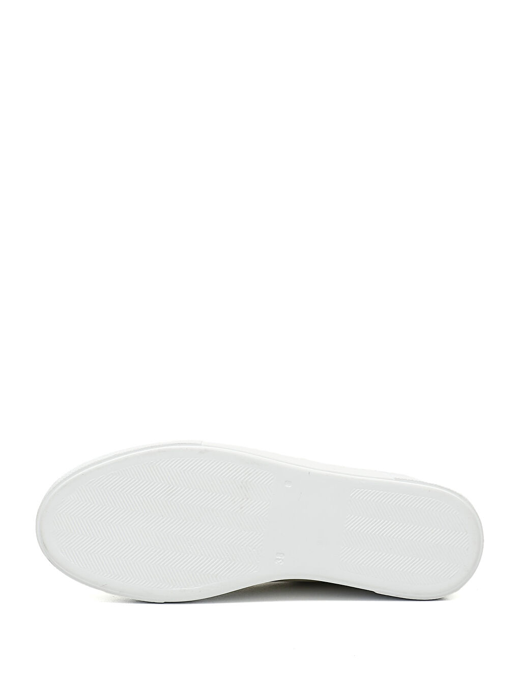 Bej BEJ Yuvarlak Burun Düz Taban Bağcıklı Kadın Sneaker 04240-3