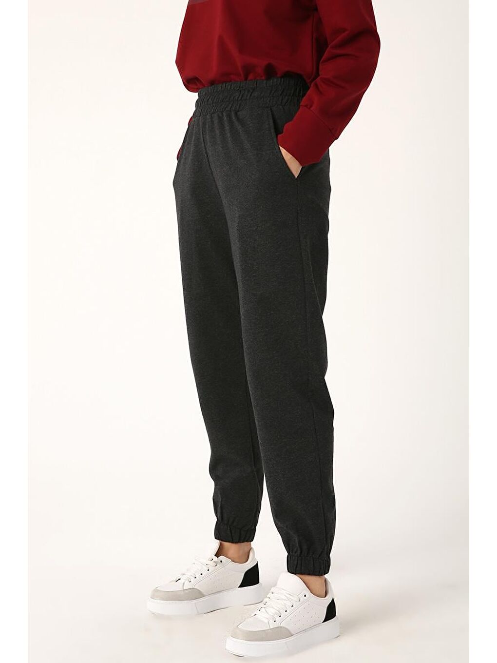Antrasit-Jogger Eşofman Altı-1