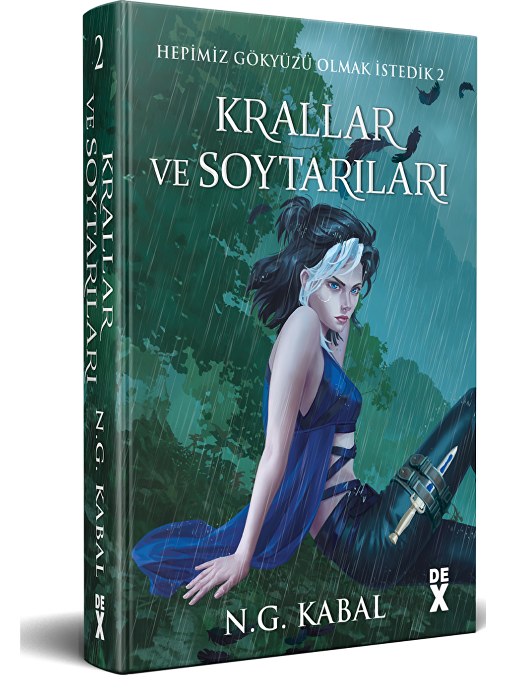 DEX Kitap Beyaz Hepimiz Gökyüzü Olmak İstedik 2 - Krallar Ve Soytarıları (Su) - N. G. Kabal