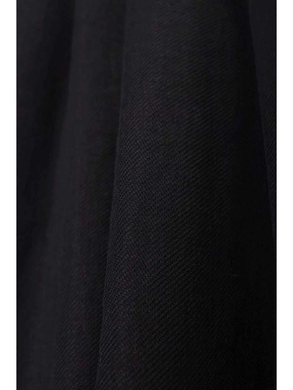 Siyah Pileli Kloş Etek-7