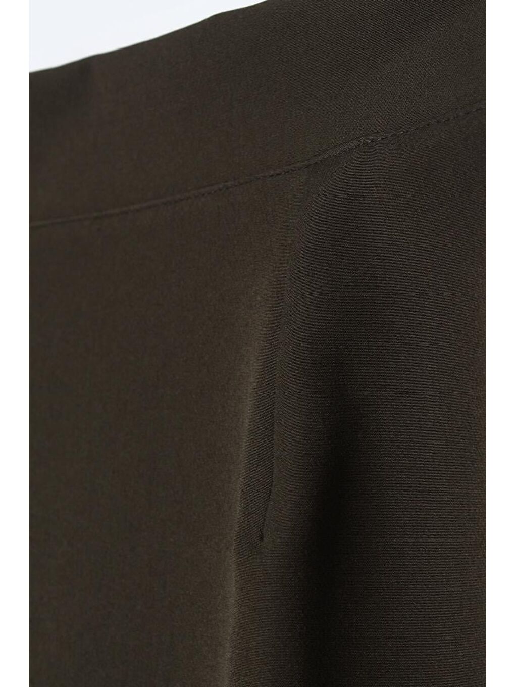 Haki Beli Lastikli Kalem Etek-5