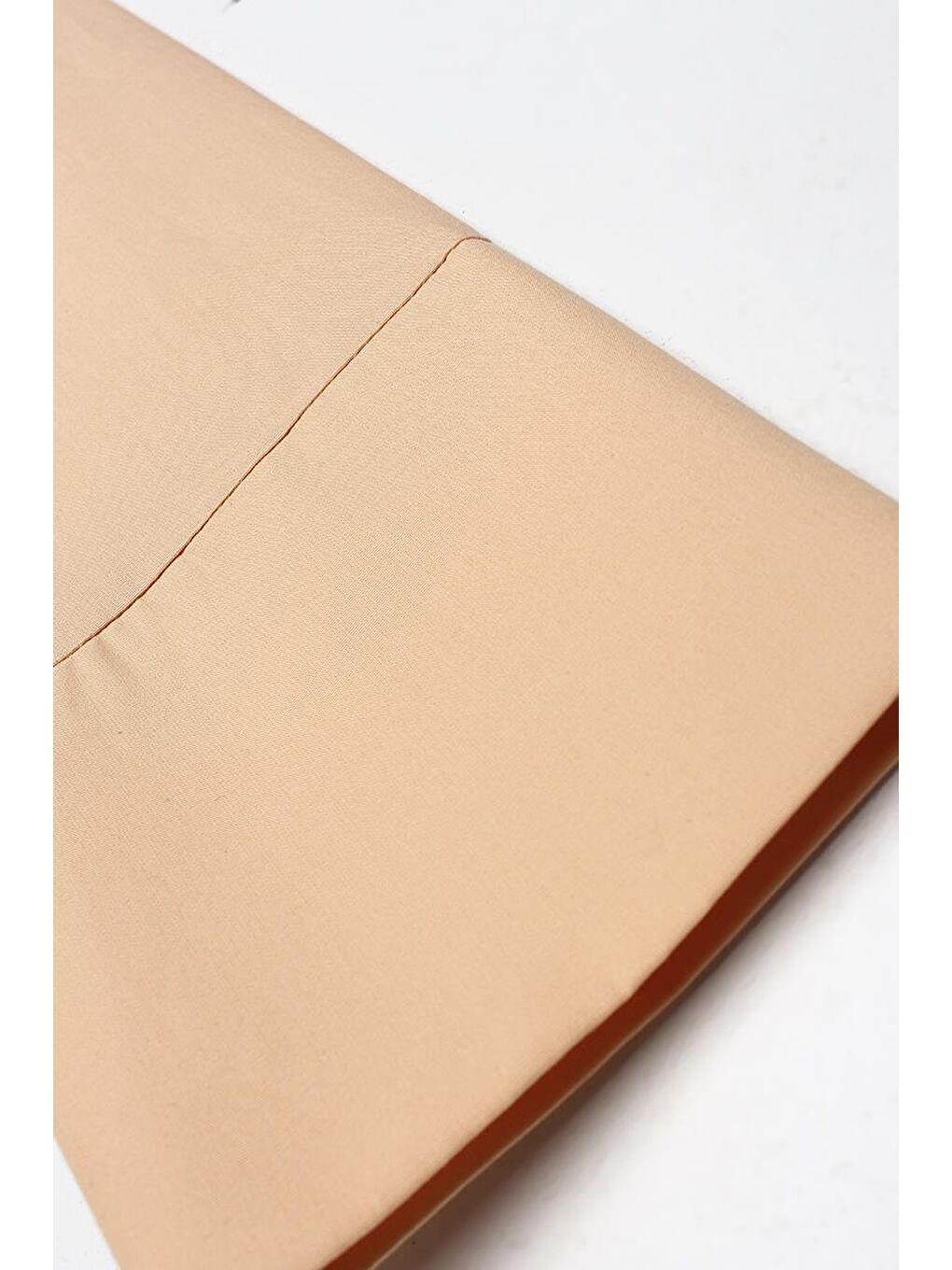 Bej %100 Pamuk Yırtmaçlı Uzun Gömlek Tunik-6