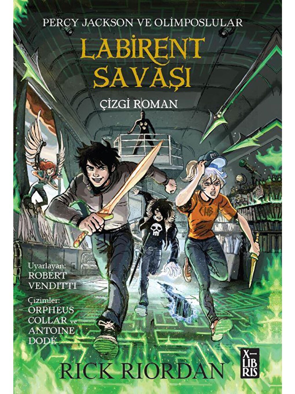 Doğan Çocuk Beyaz Percy Jackson ve Olimposlular Labirent Savaşi-Çizgi Roman - Rick Riordan