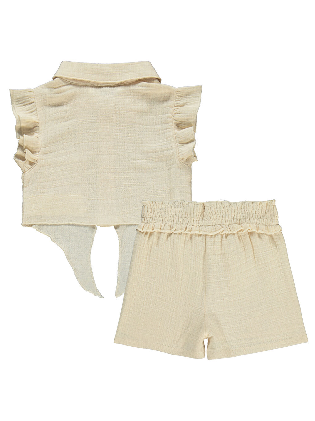 Baby Kız Bebek Takım 6-18 Ay Ekru-1