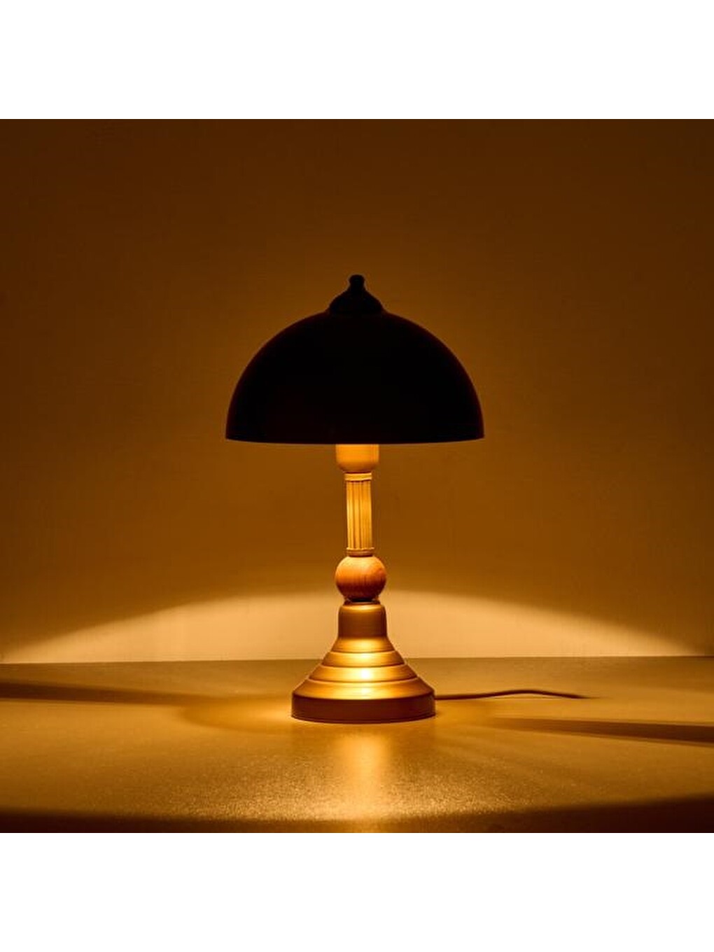 Kahverengi Lighting Walford Abajur - Eskitme-2