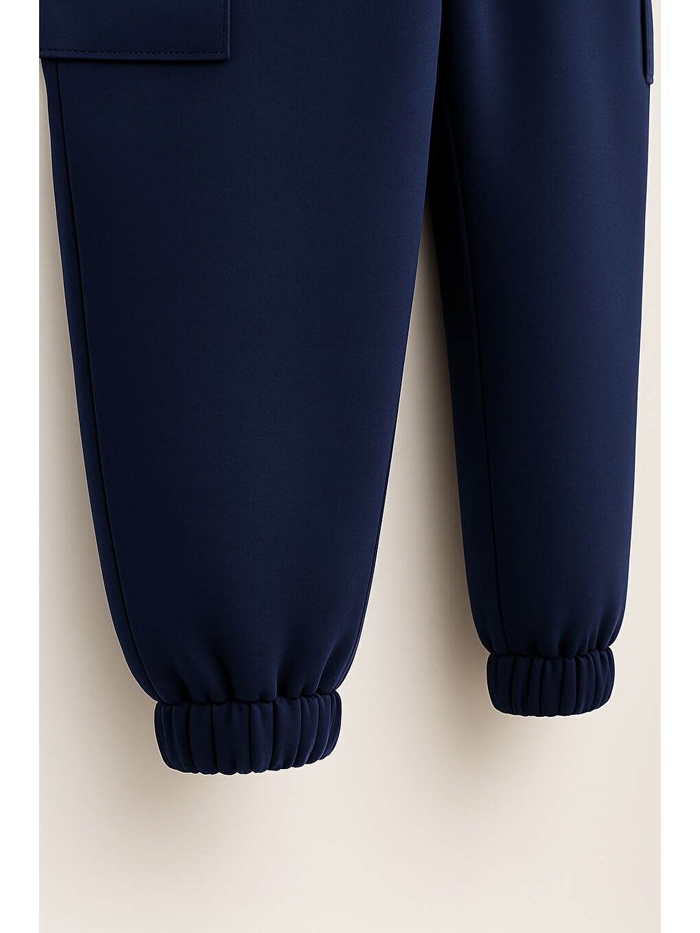 Lacivert Erkek Çocuk Pamuklu Jogger Eşofman Altı – Kargo Cepli Ve İpli | Okul İçin Rahat Spor Alt-3