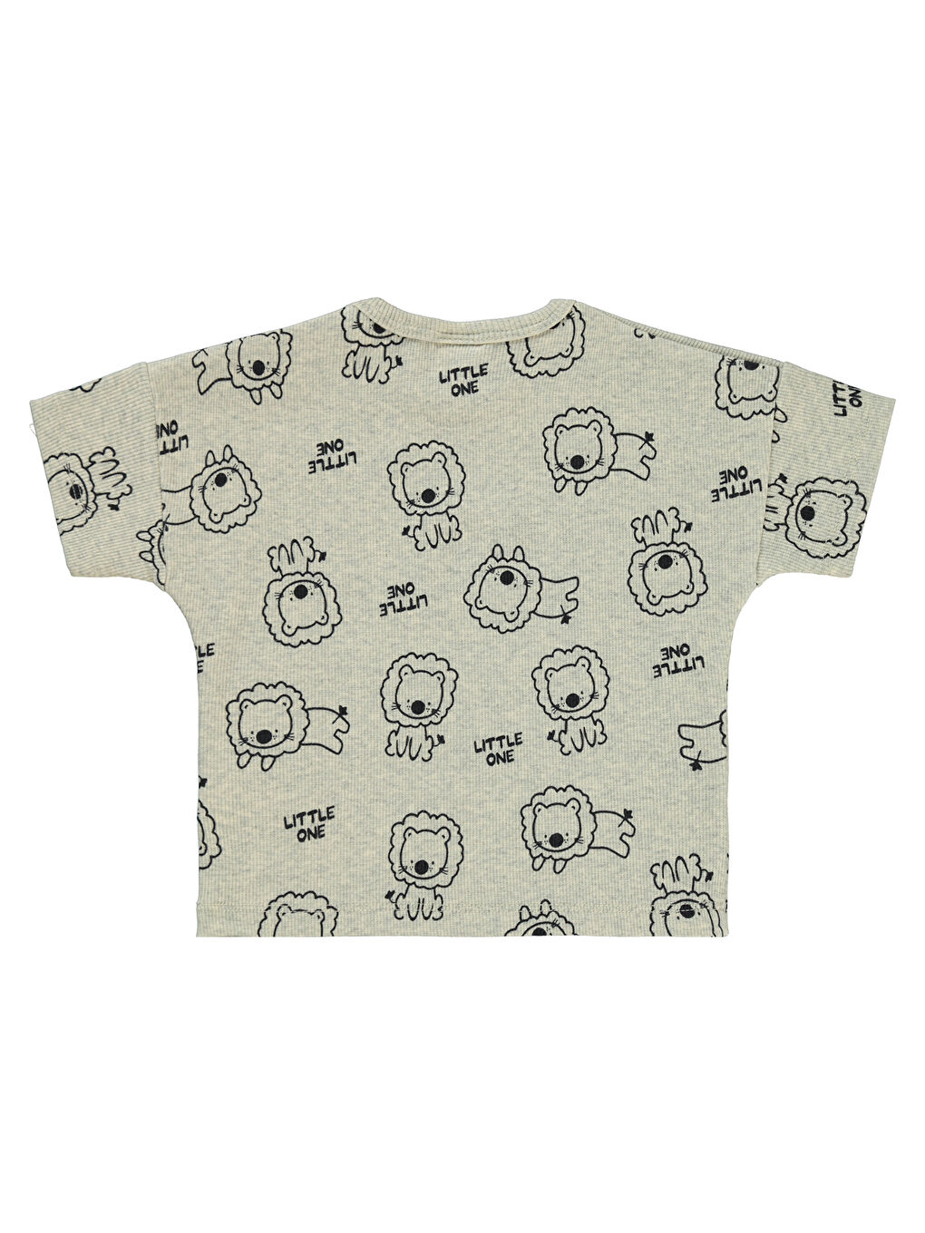 Beyaz Baby Erkek Bebek Tişört 6-18 Ay Karmelanj-1