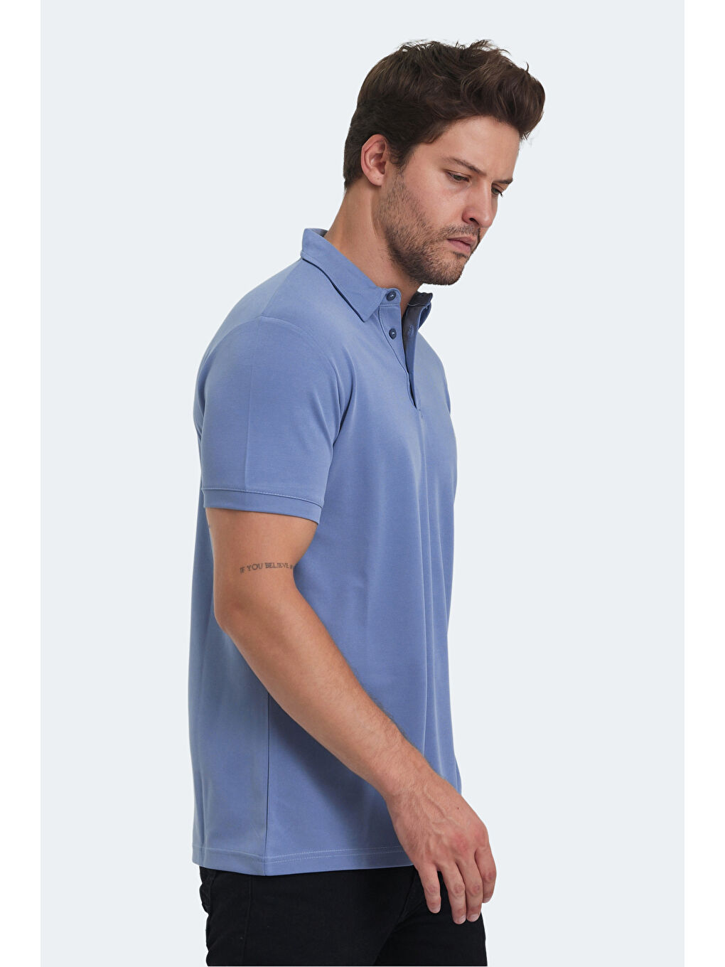 KUGGA Erkek Koyu Mavi Tişört-3