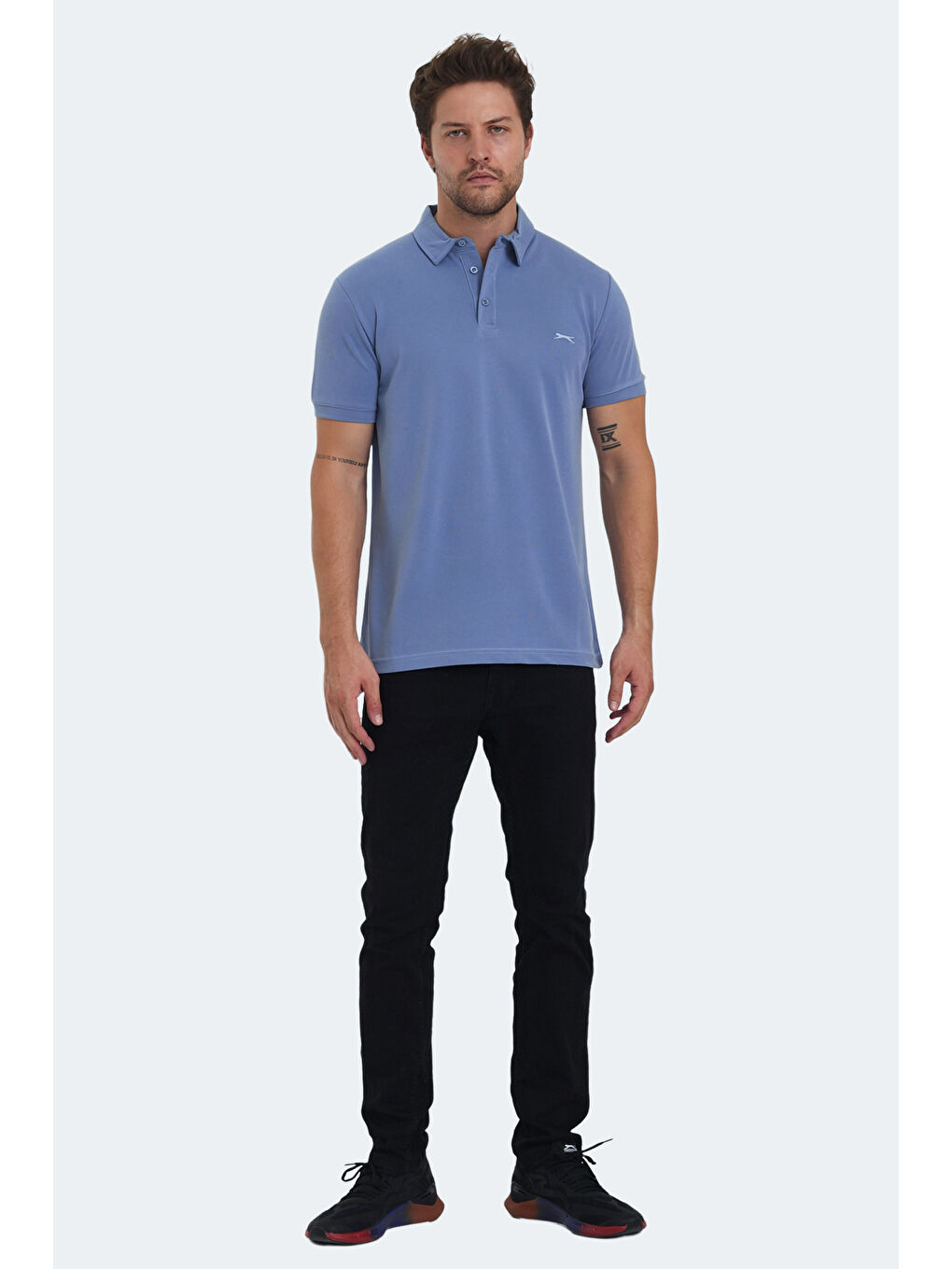 KUGGA Erkek Koyu Mavi Tişört-6