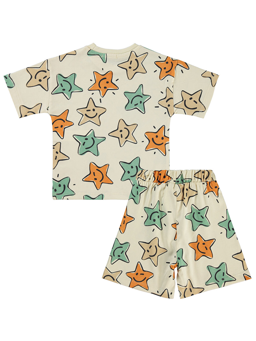 Bej Boys Erkek Çocuk Takımı 2-5 Yaş Fil Dişi-1