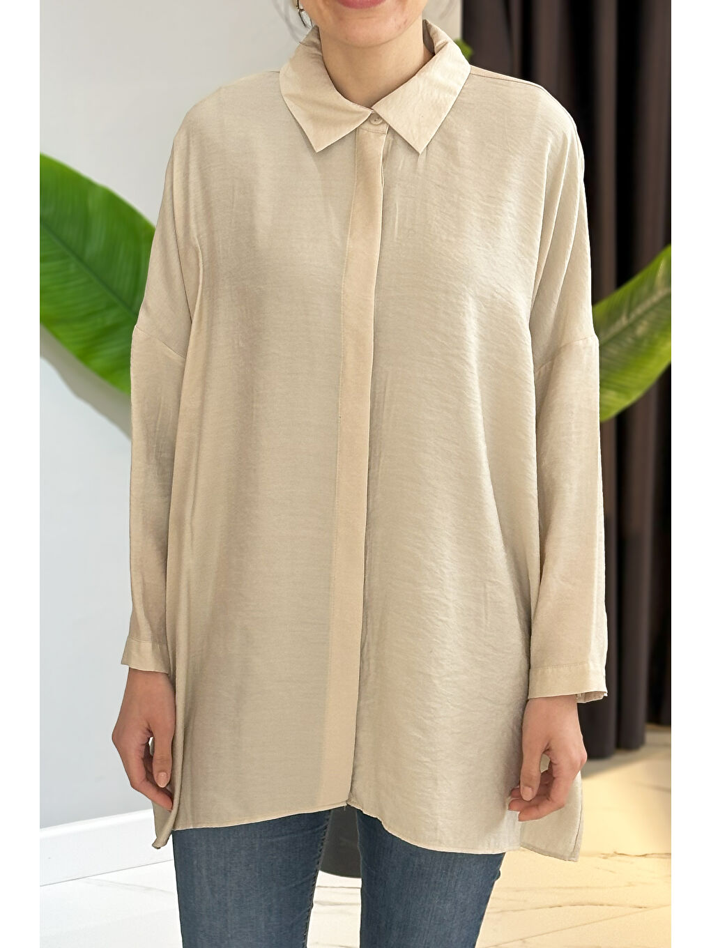 Gömlek Tunik 3001 Bej