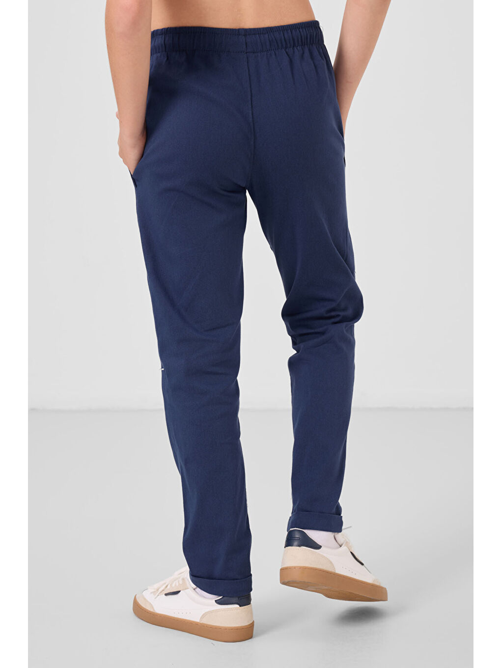 Lacivert Parlament Standart Fit Dokuma Hafif Esnek Chino Erkek Çocuk Pantolon - 11272-4