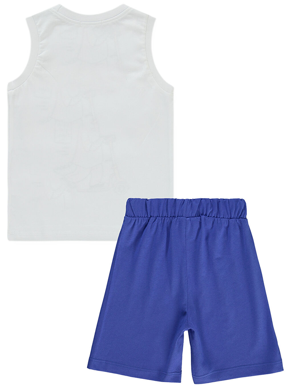 Boys Erkek Çocuk Takımı 2-5 Yaş Beyaz-1