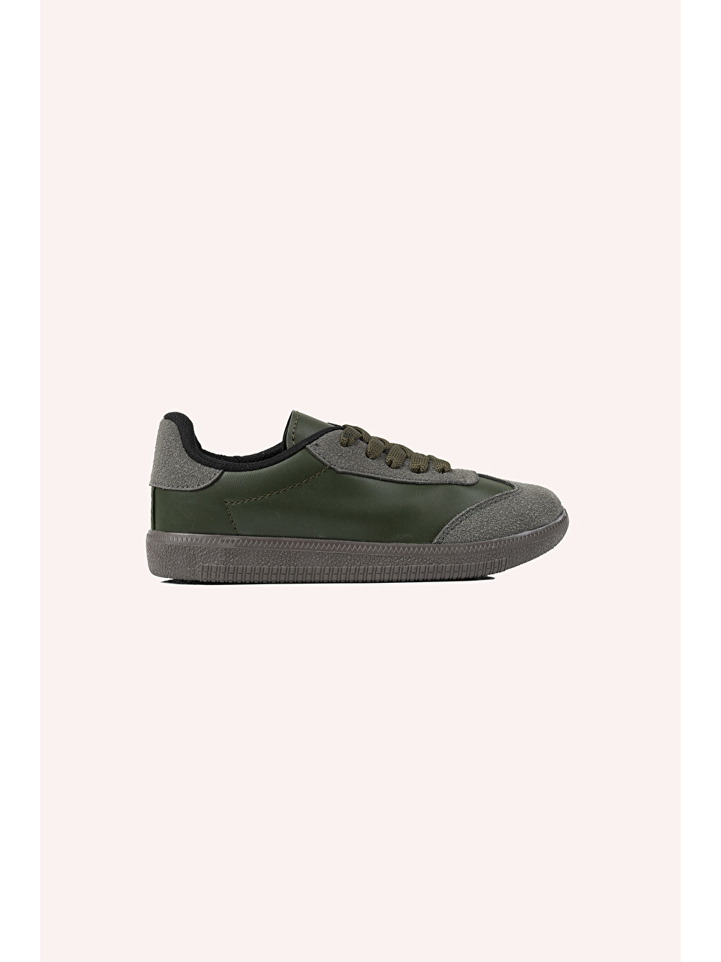 Erkek Çocuk Bağcıklı Haki Sneaker