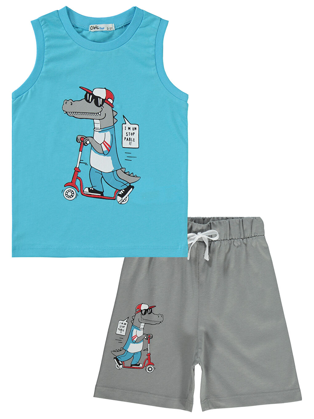 Boys Erkek Çocuk Takımı 2-5 Yaş Turkuaz