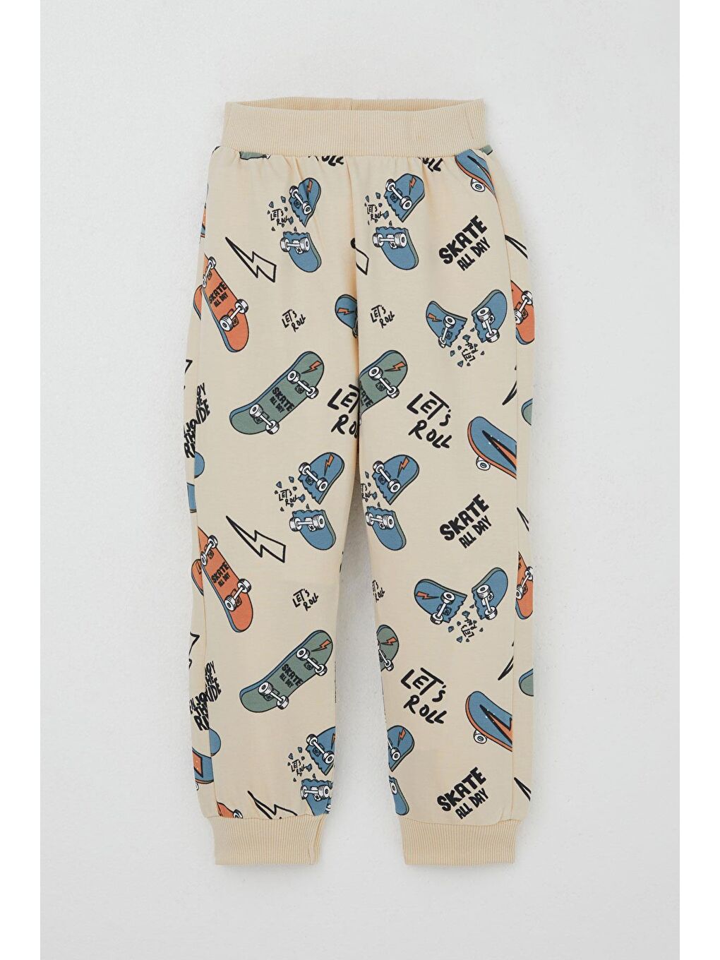 Erkek Bebek Eşofman Takımı Kaykay Zamanı İndigo (9 Ay-1 Yaş)-4