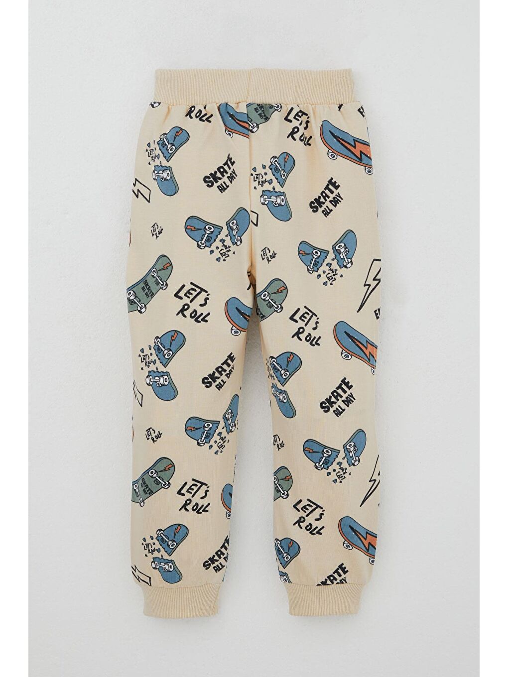 Erkek Bebek Eşofman Takımı Kaykay Zamanı İndigo (9 Ay-1 Yaş)-6