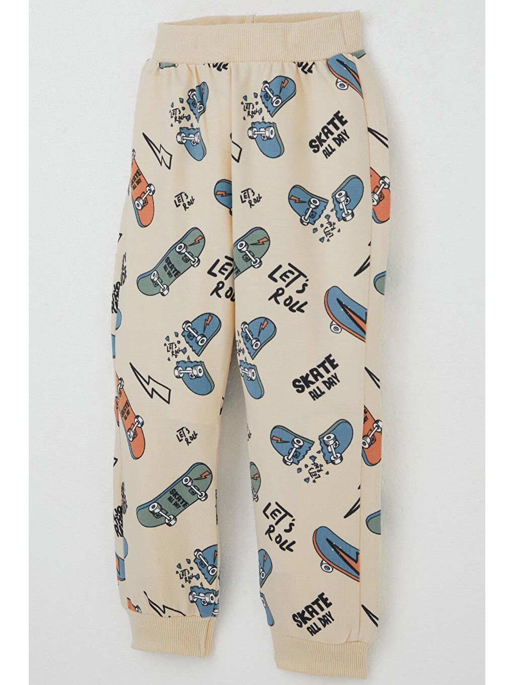 Erkek Bebek Eşofman Takımı Kaykay Zamanı İndigo (9 Ay-1 Yaş)-8