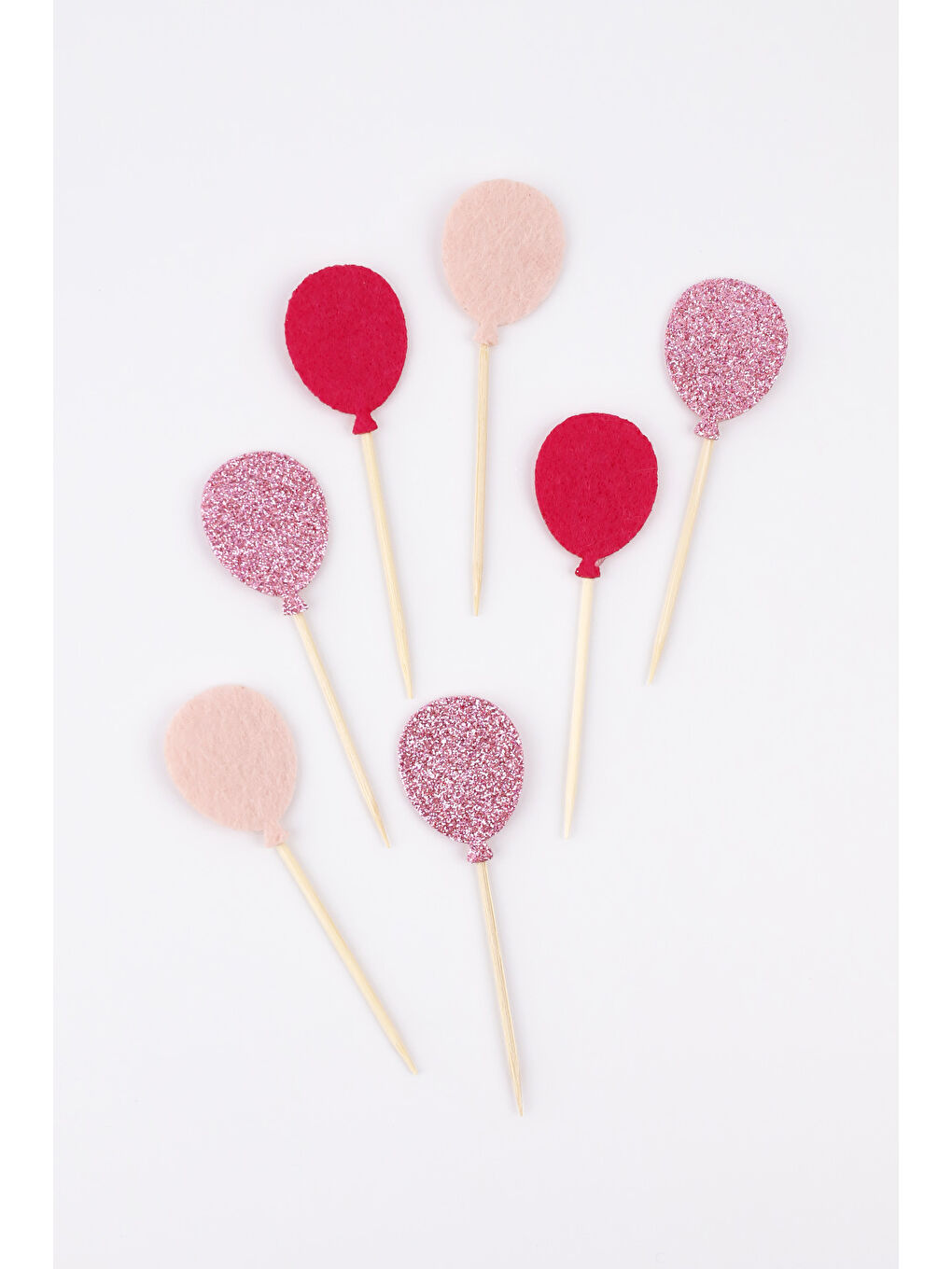 Pembe Happy Birthday Balon Pasta Süsü-2