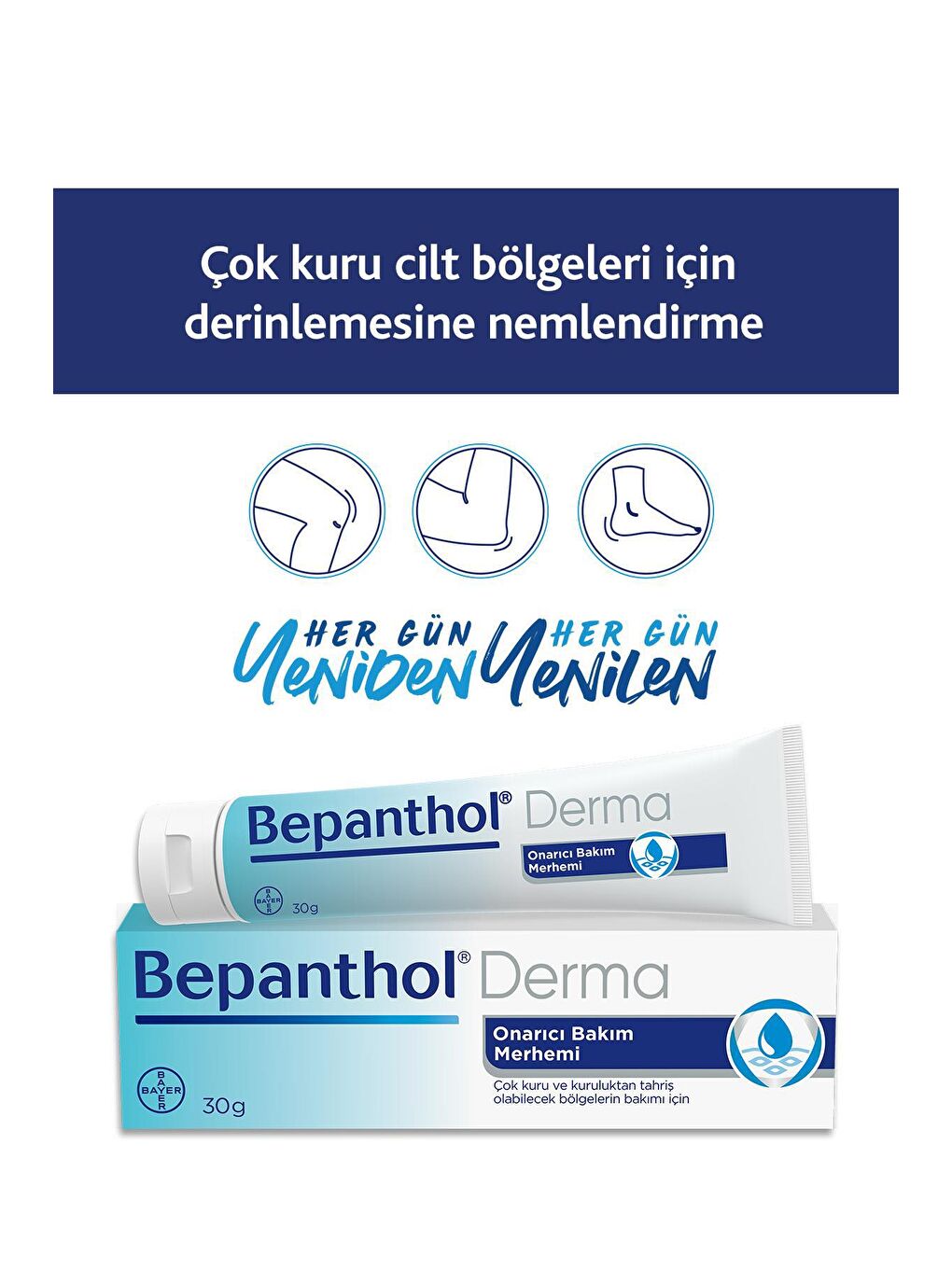 Bepanthol Şeffaf Onarıcı Bakım Merhemi 30gr l Çok Kuru Ciltler ve Tahrişe Yatkın Bölgeler İçin Bakım - 3