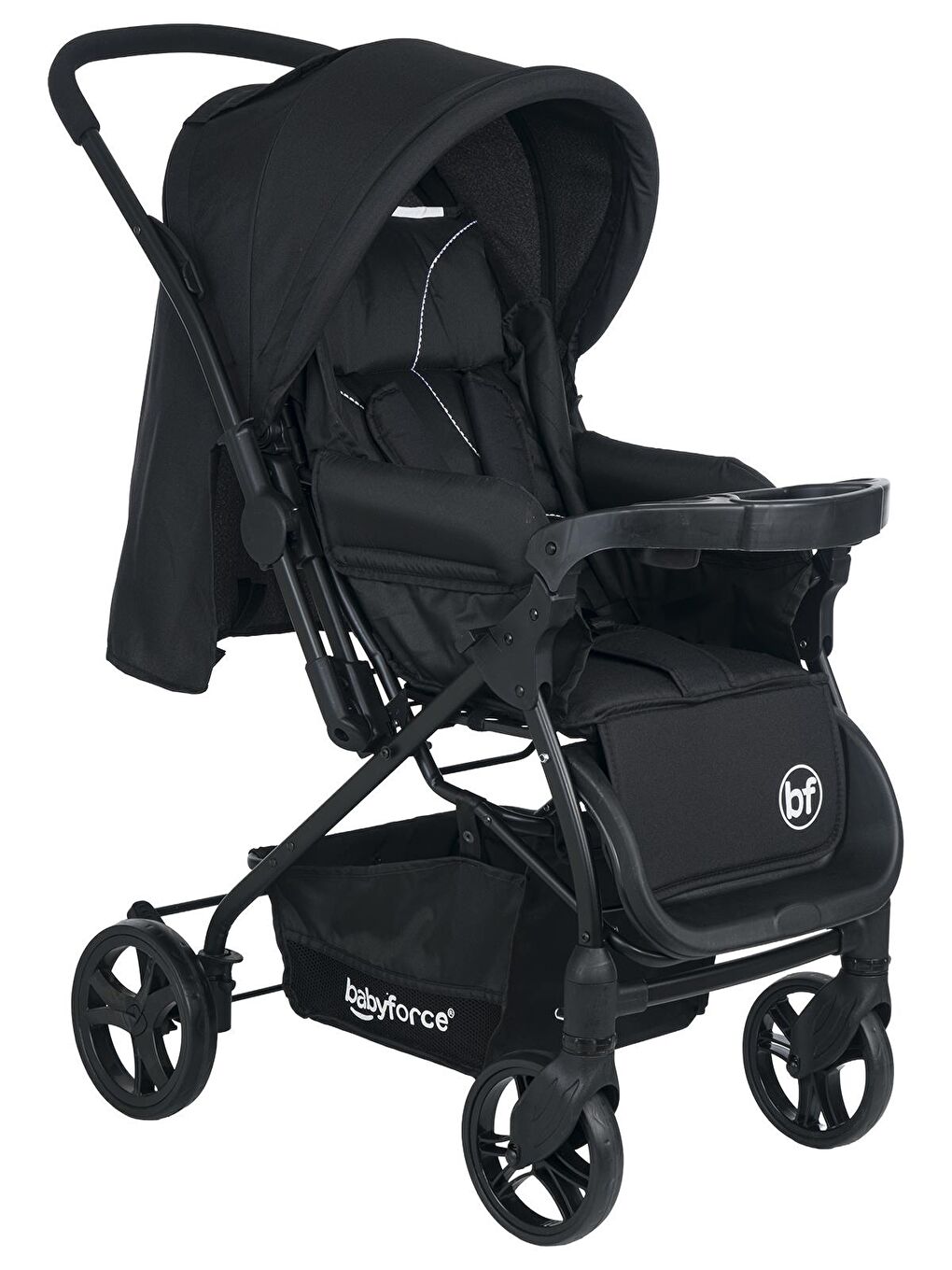 Bella Plus Çift Yönlü Bebek Arabası - Siyah Standart