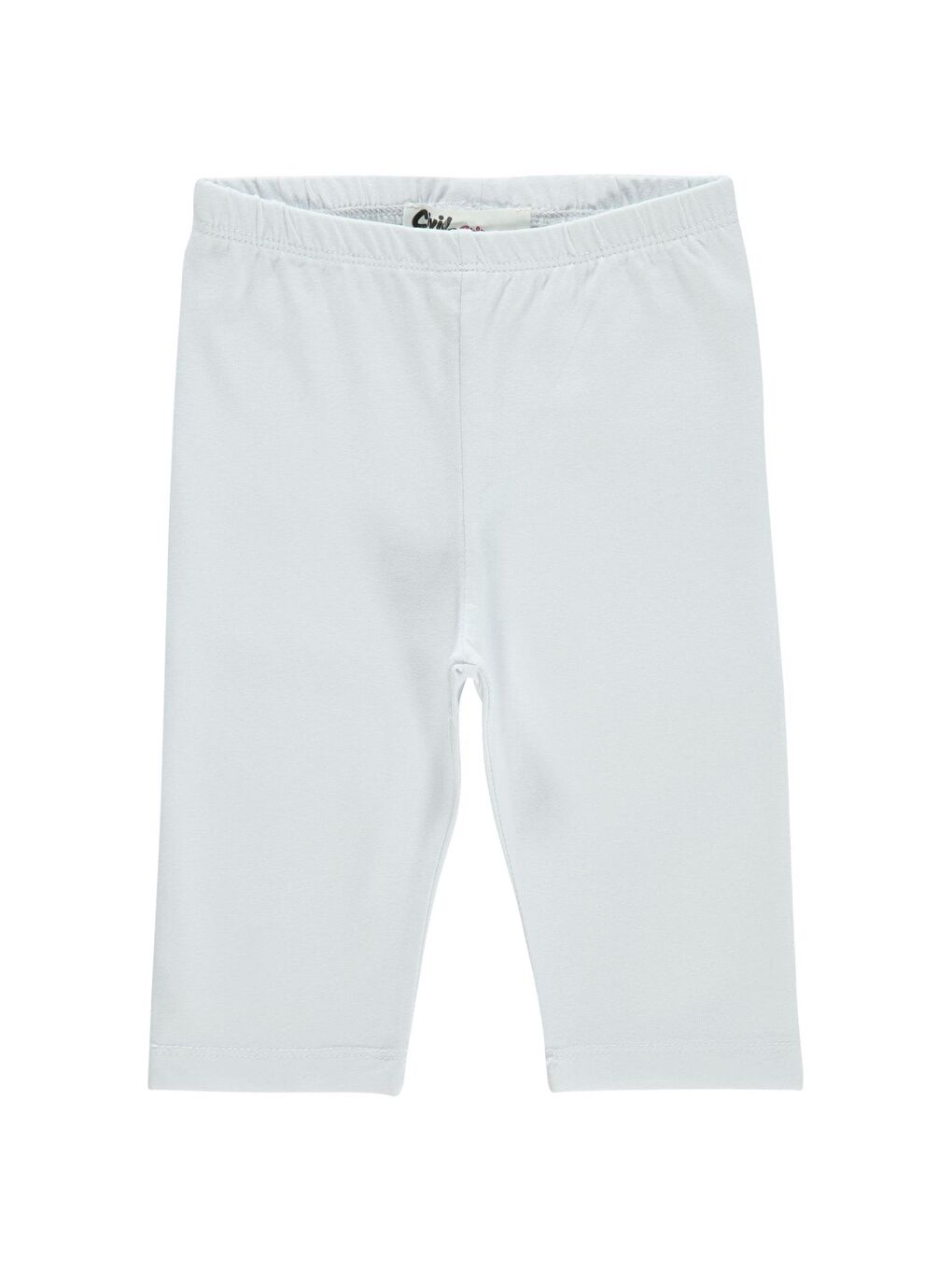 Girls Kısa 2-5 Yaş Tayt - Beyaz 2-3 Yaş-2