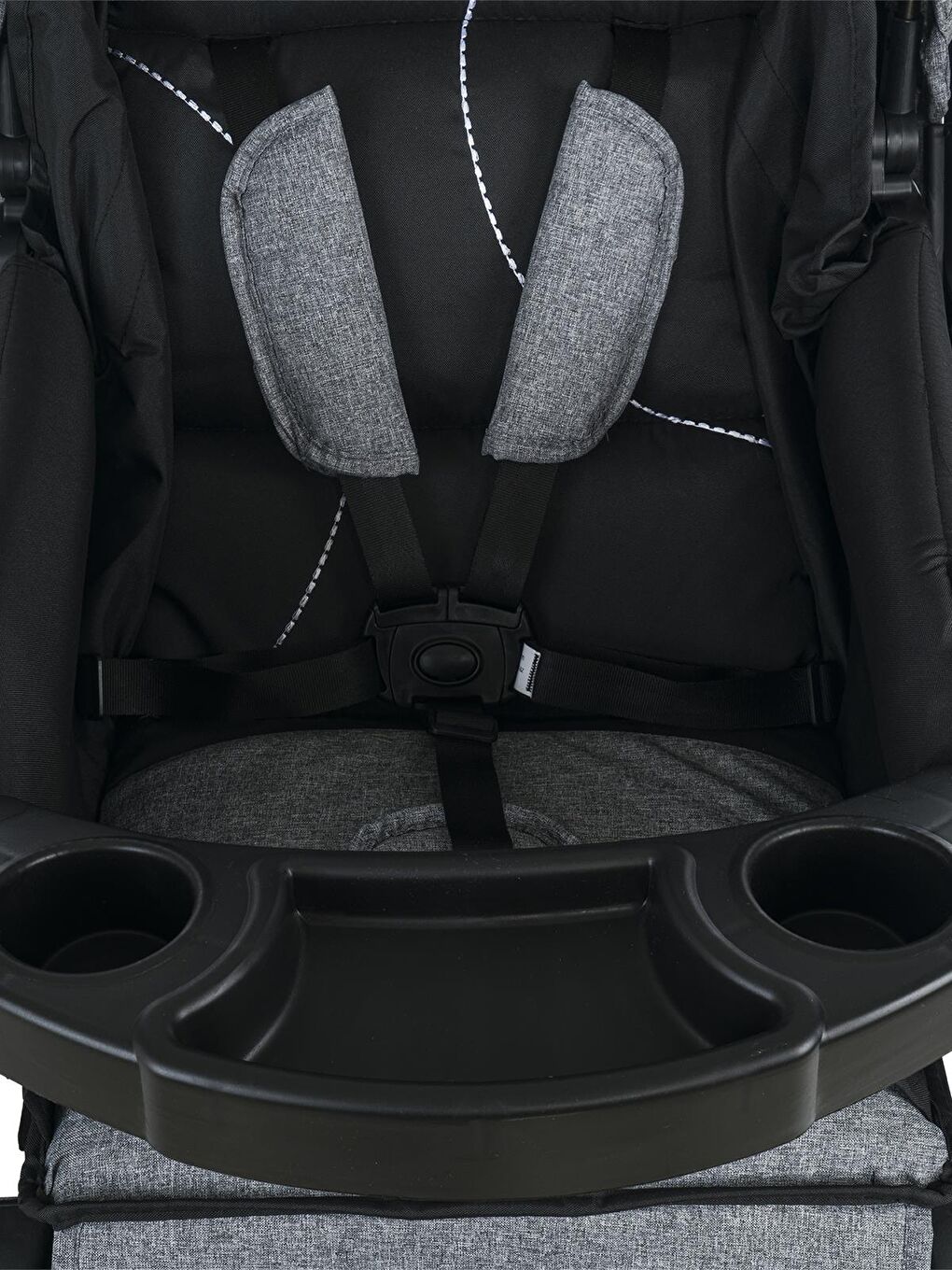 Bella Plus Çift Yönlü Bebek Arabası - Siyah Standart-8