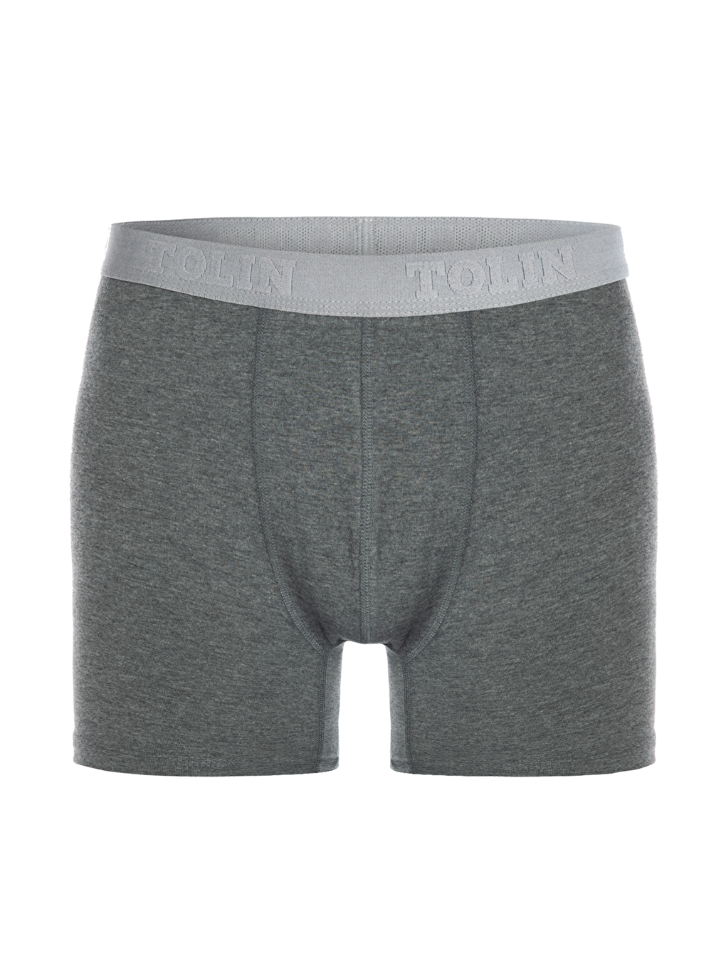 Antrasit Erkek 3 lü Pamuklu Elastanlı Renkli Boxer Seti 4147-1