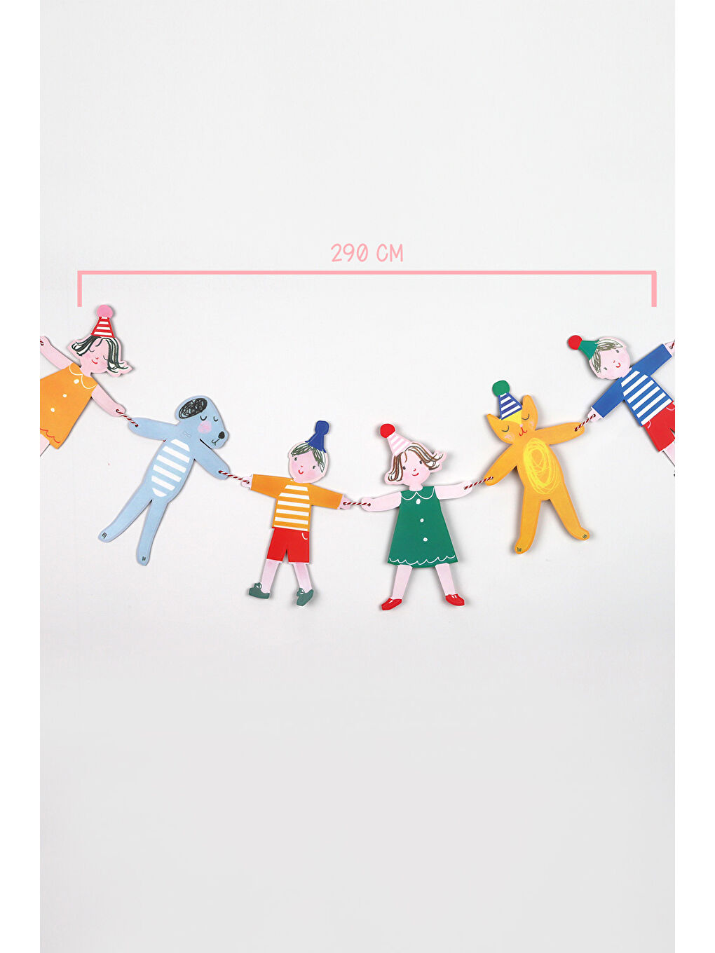 Karışık Çok Renkli Hayvan ve Çocuk Figürlü Banner-3