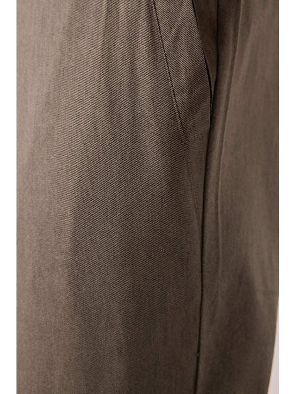 Kahverengi Camel Standart Fit Dokuma Hafif Esnek Chino  Erkek Pantolon - 82179-3