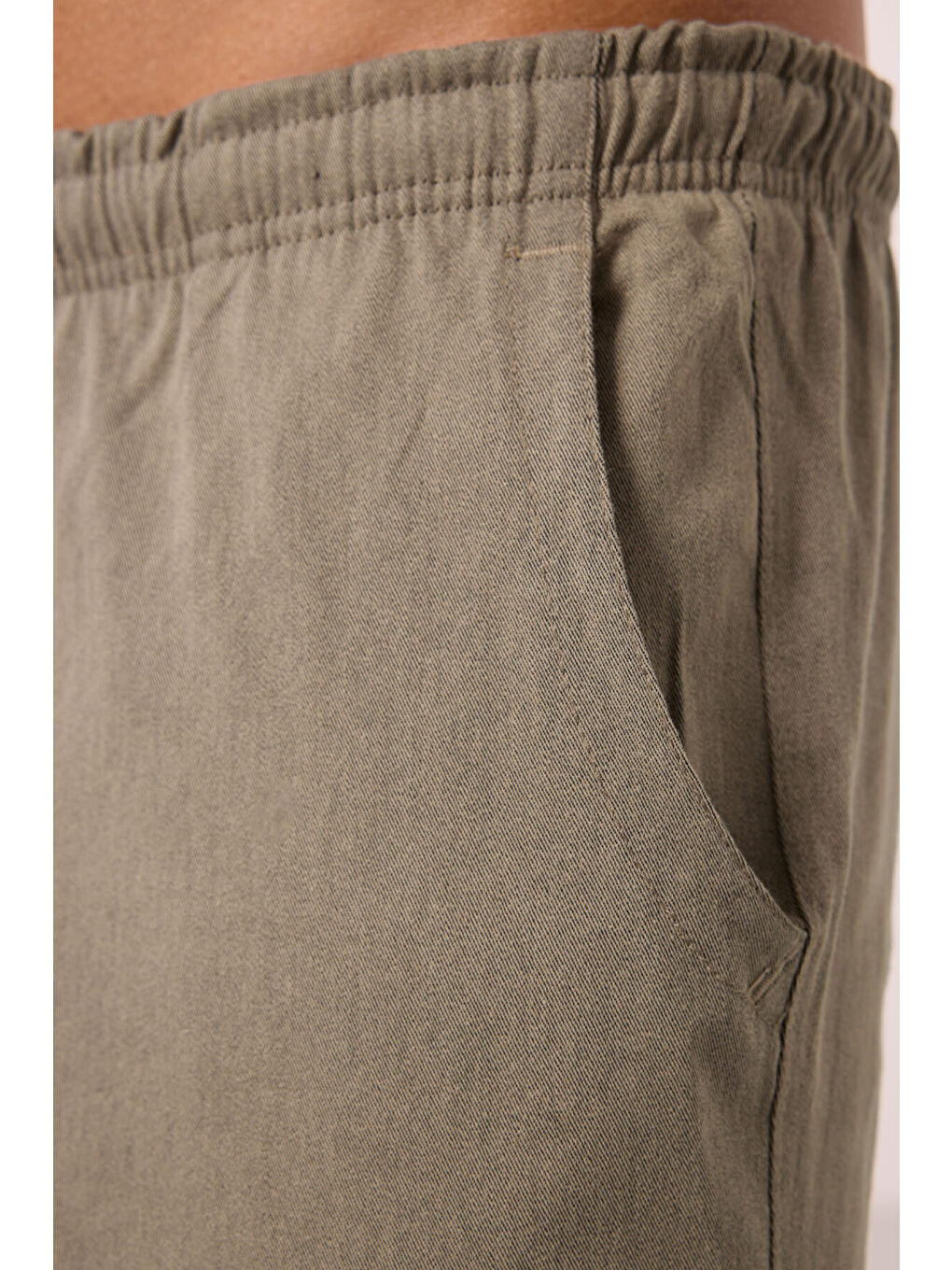 Kahverengi Camel Standart Fit Dokuma Hafif Esnek Chino  Erkek Pantolon - 82180-3