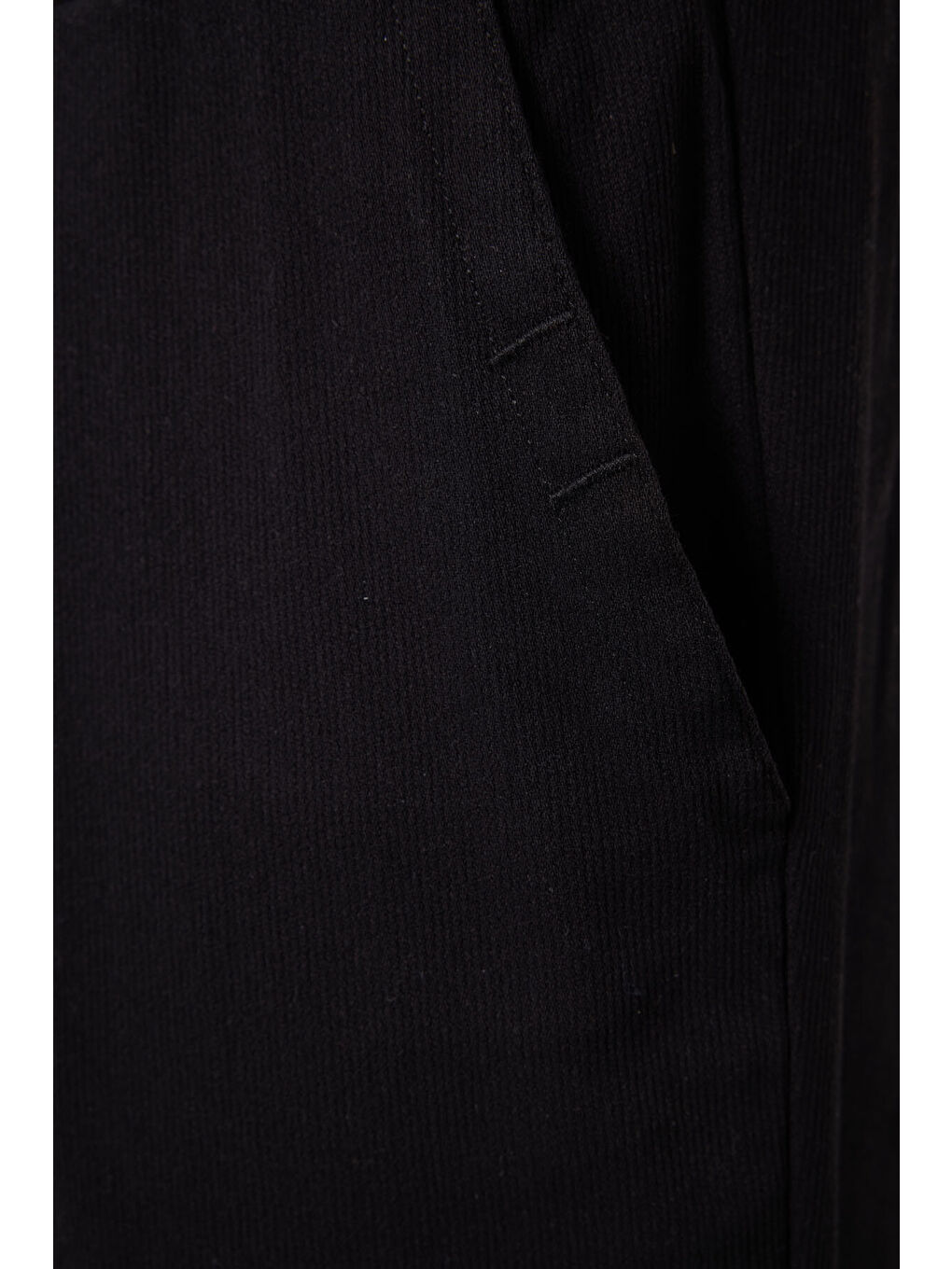 Siyah Standart Fit Dokuma Hafif Esnek Chino  Erkek Pantolon - 82176-2