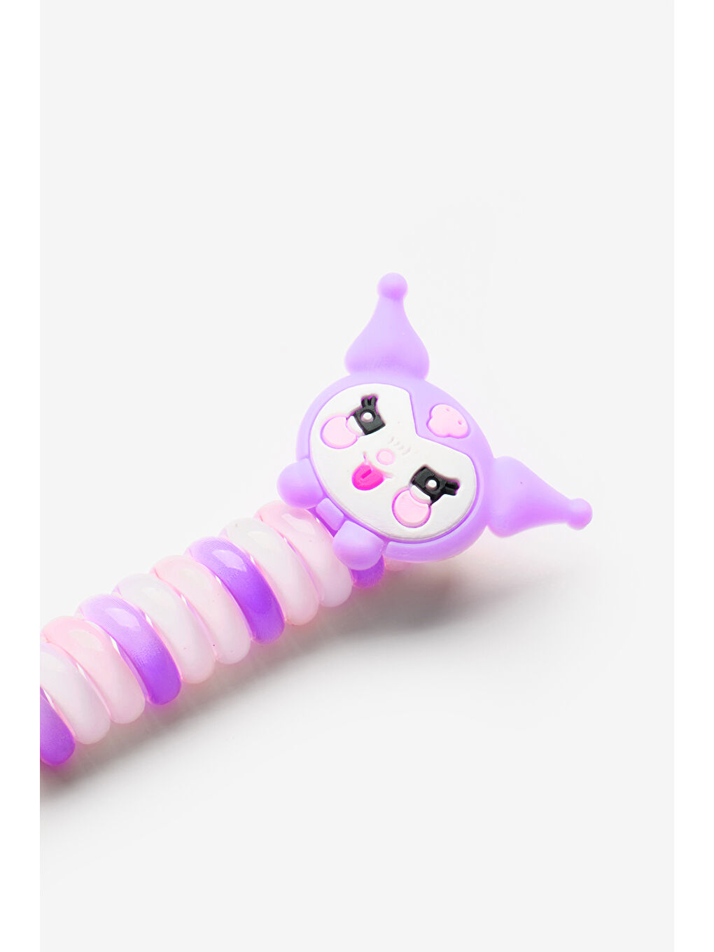 Lila Kuromi Figürlü Kız Çocuk Makarna Toka-1