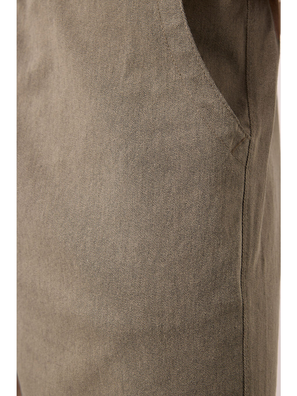 Kahverengi Camel Standart Fit Dokuma Hafif Esnek Chino Erkek Şort - 81293-2