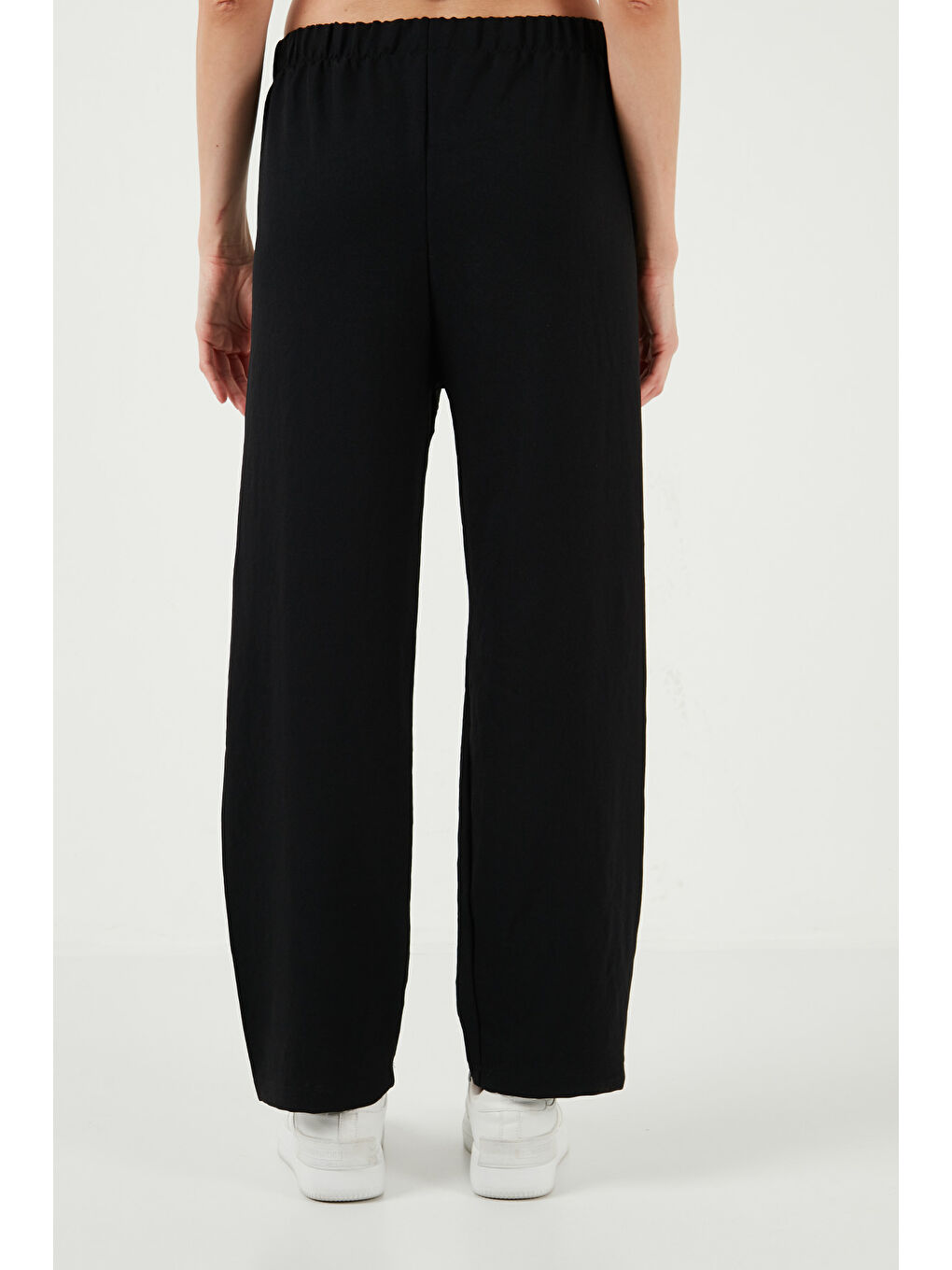 Siyah Relaxed Fit Bol Paça Pantolon 5865826-5