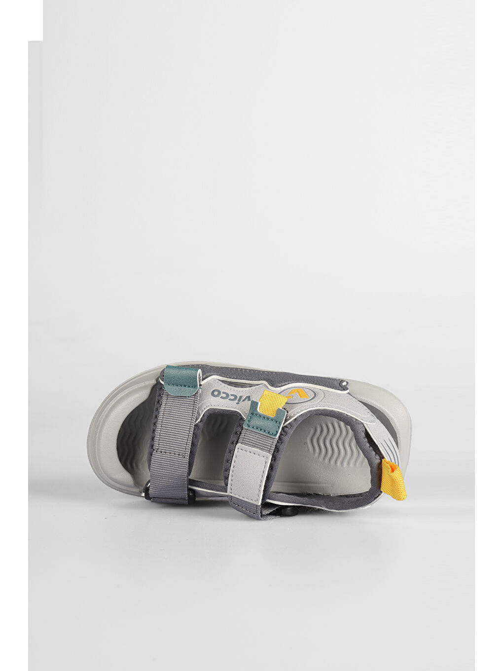 Wonder Hafif Erkek Okul Öncesi Gri Sandalet-6