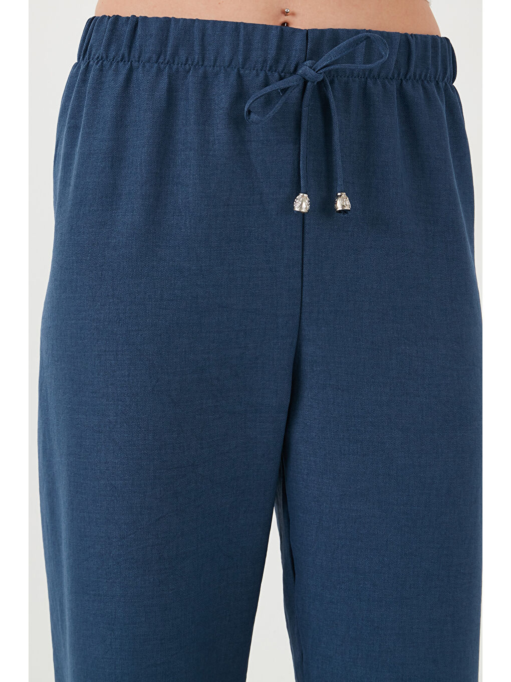 İndigo Relaxed Fit Bol Paça Pantolon 5865826-5