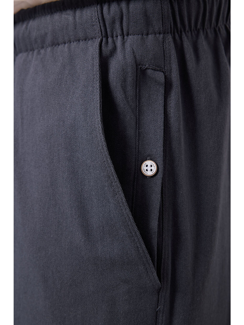 Gri Standart Fit Dokuma Hafif Esnek Chino Erkek Şort - 81291-3