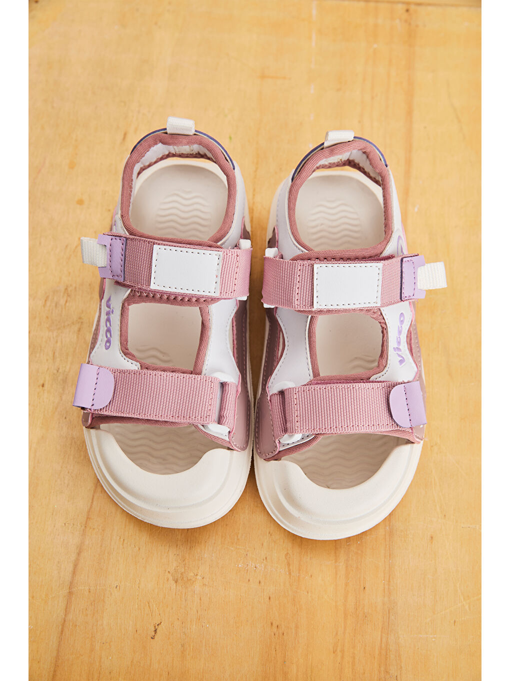 Pembe Wonder Hafif Kız Bebek Pudra Sandalet-2