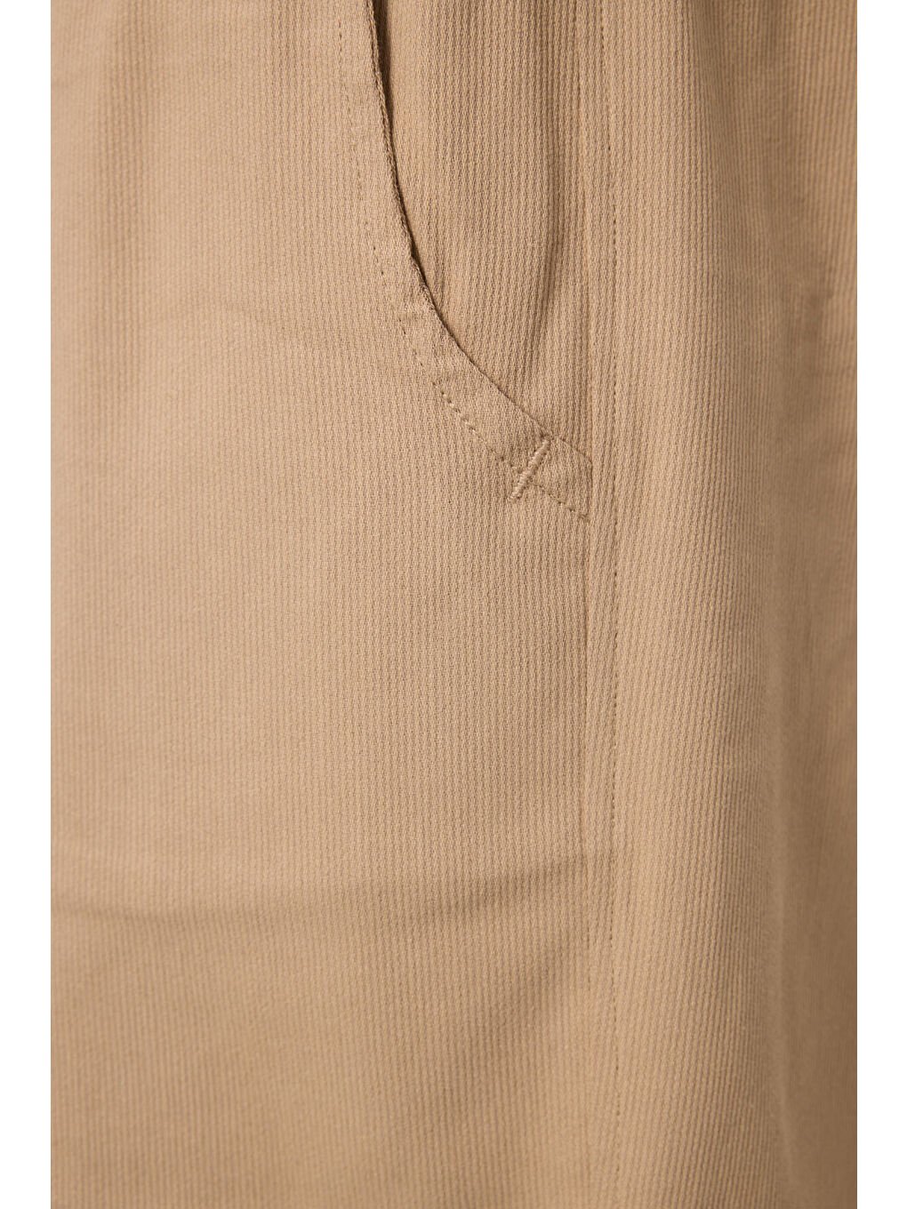 Koyu Bej Standart Fit Dokuma Hafif Esnek Chino Erkek Şort - 81289-3