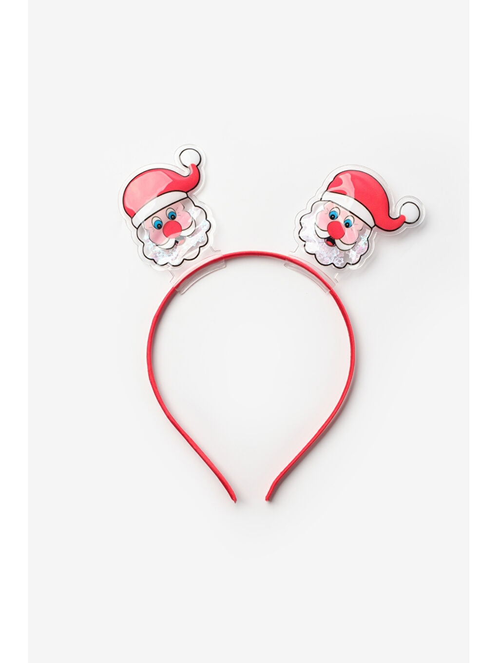 Kırmızı 2'li Yılbaşı Temalı Kız Çocuk Taç
