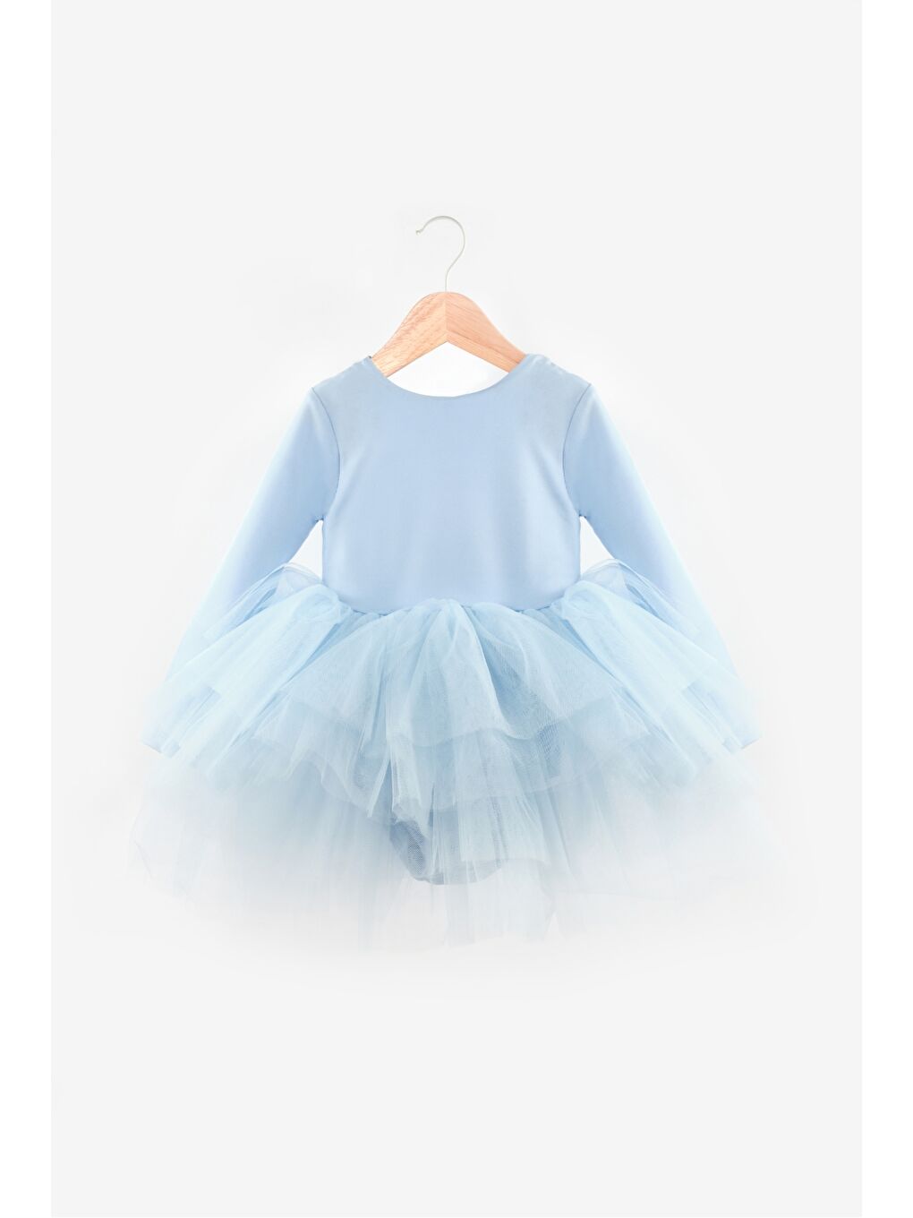 Mavi Tütü Etekli Kız Çocuk Balerin Elbise - Miranda-3