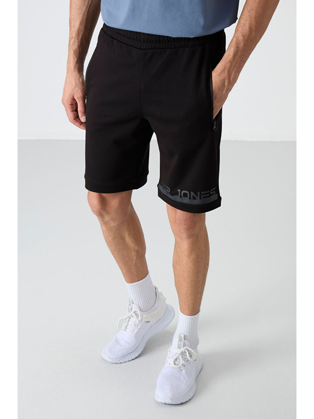 Albie Siyah Standart Kalıp Erkek Şort - 81241-1