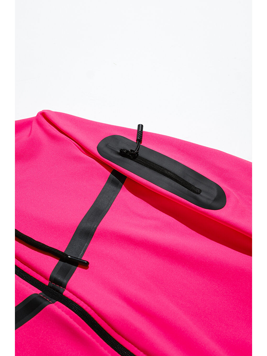 Fuşya Unısex Dalgıç Kumaş Kapüşonlu Eşofman Takımı ESF 600-6